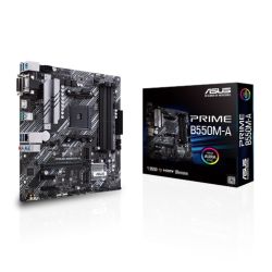 ASUS Prime B550M-A Micro ATX Motherboard AM4 DDR4 PCIe 4.0 M.2 ASUS Prime B550M-A Micro ATX Motherboard AM4 DDR4 PCIe 4.0 M.2